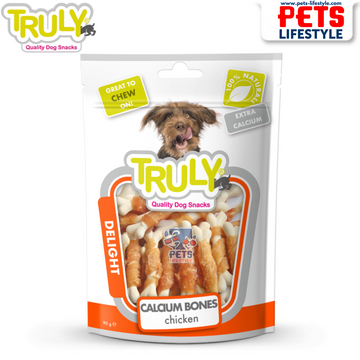 Truly Dog Treat Calcium Bone n Chicken 90g
