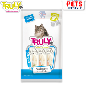 Truly Creamy Treat Salmon n Codfish70g