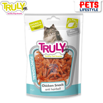 Truly Cat Treat Anti Hairball Chicken Snacks 50g