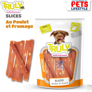 Truly Dog Treat Chicken n Cheese Slices 90g