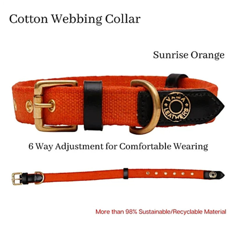 Vama Canvas Collar Orange M