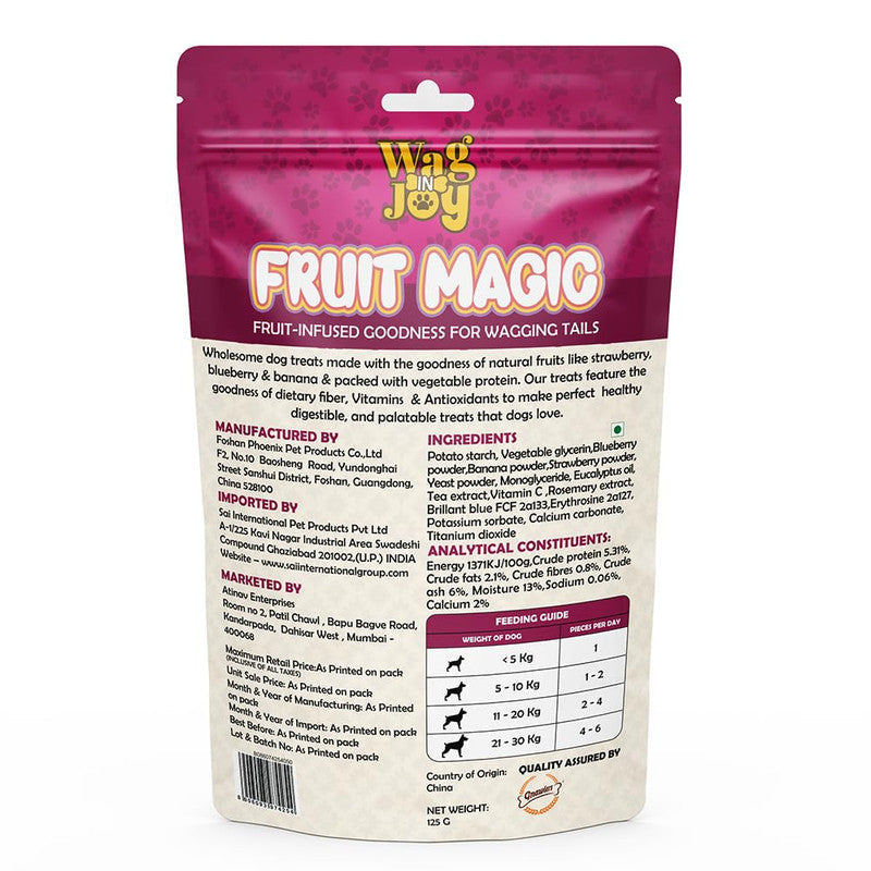 Wag n Joy Fruit Magic Twisted 125g