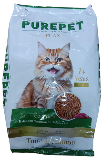 Purepet Peck Cat Adult Tuna n Salmon 1.2kg