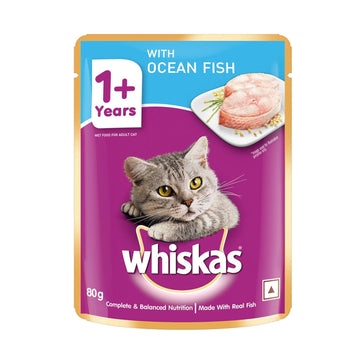 Whiskas Adult Ocean Fish in Jelly 80g ( Multi-Pack )