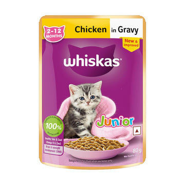 Whiskas Kitten Chicken in Gravy 80g ( Multi-Pack )