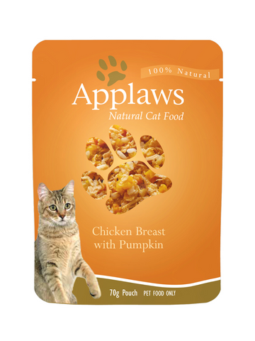 Applaws Cat Pouches - Chicken With Pumpkin In Broth 70g