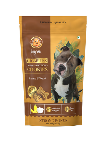 Dogsee Gigabites Banana n Yogurt Cookies 300g