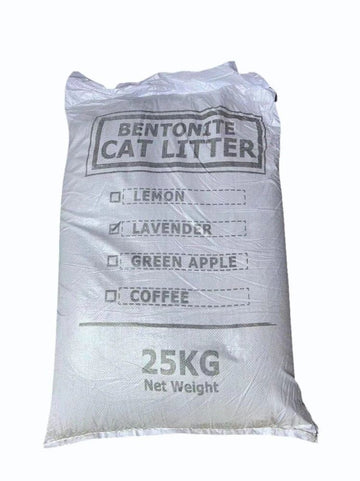 BENTONITE CAT LITTER 25KG