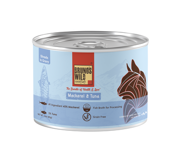 Brunos Wild Essentials Mackeral & Tuna Cat Wetfood 85g