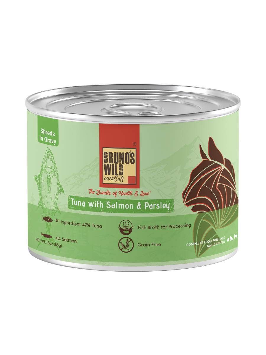 Brunos Wild Essentials Tuna with Salmon & Parsley Cat Wetfood 85g