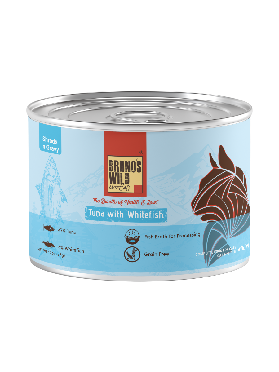 Brunos Wild Essentials Tuna with White Fish Cat Wetfood 85g