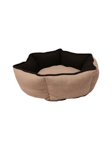 Cat Basics Hexagen Cat Bed S - Black & Grey