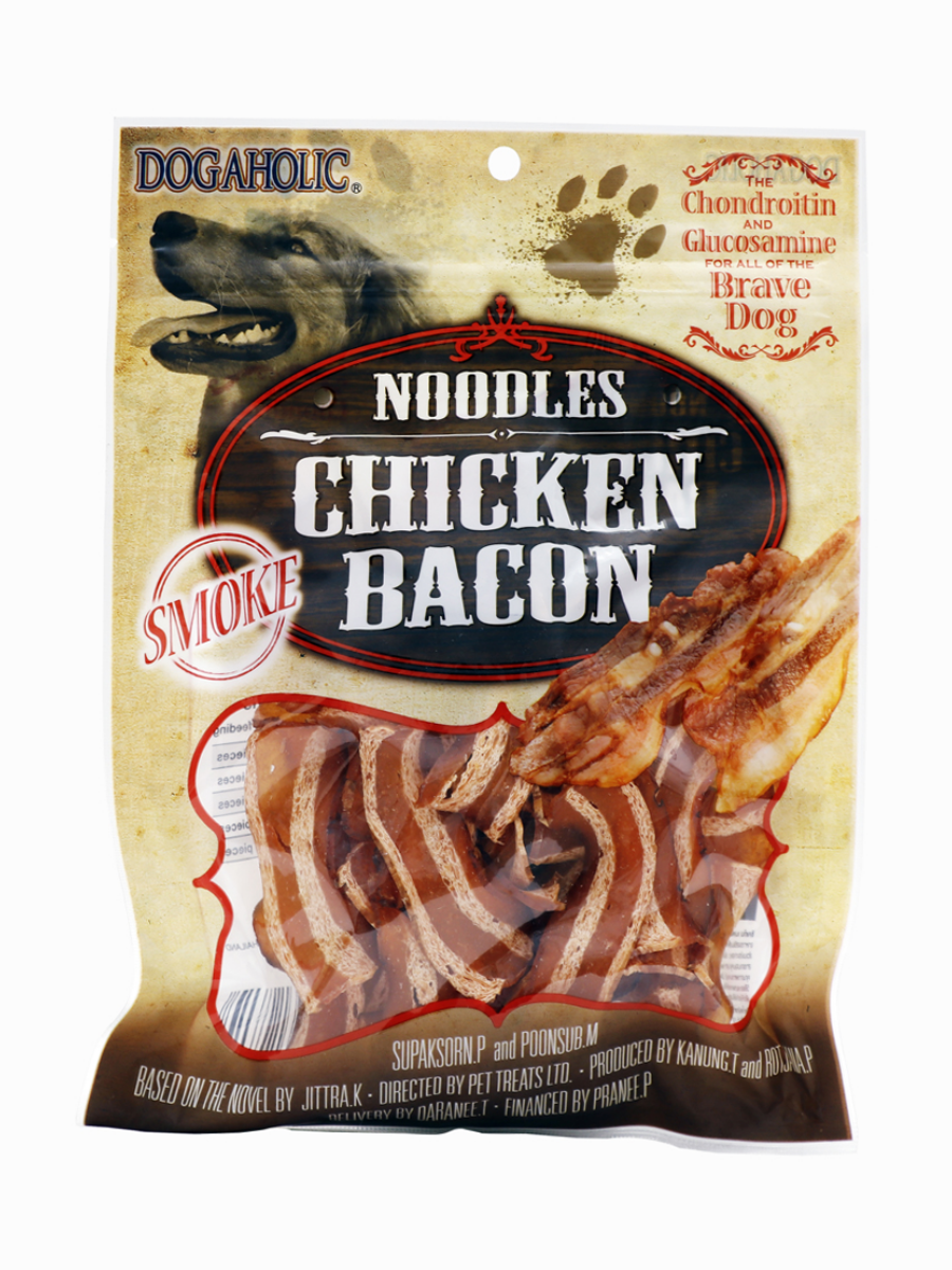 Dogaholic Chicken Bacon -Smoked Flavor 130g