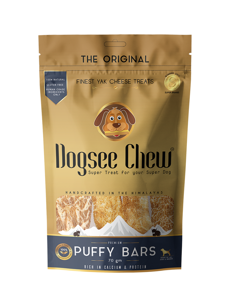 Dogsee Chew Puffy Bars - 70gms