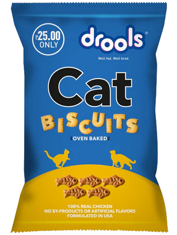 Drools Real Chicken Cat Biscuit 40g