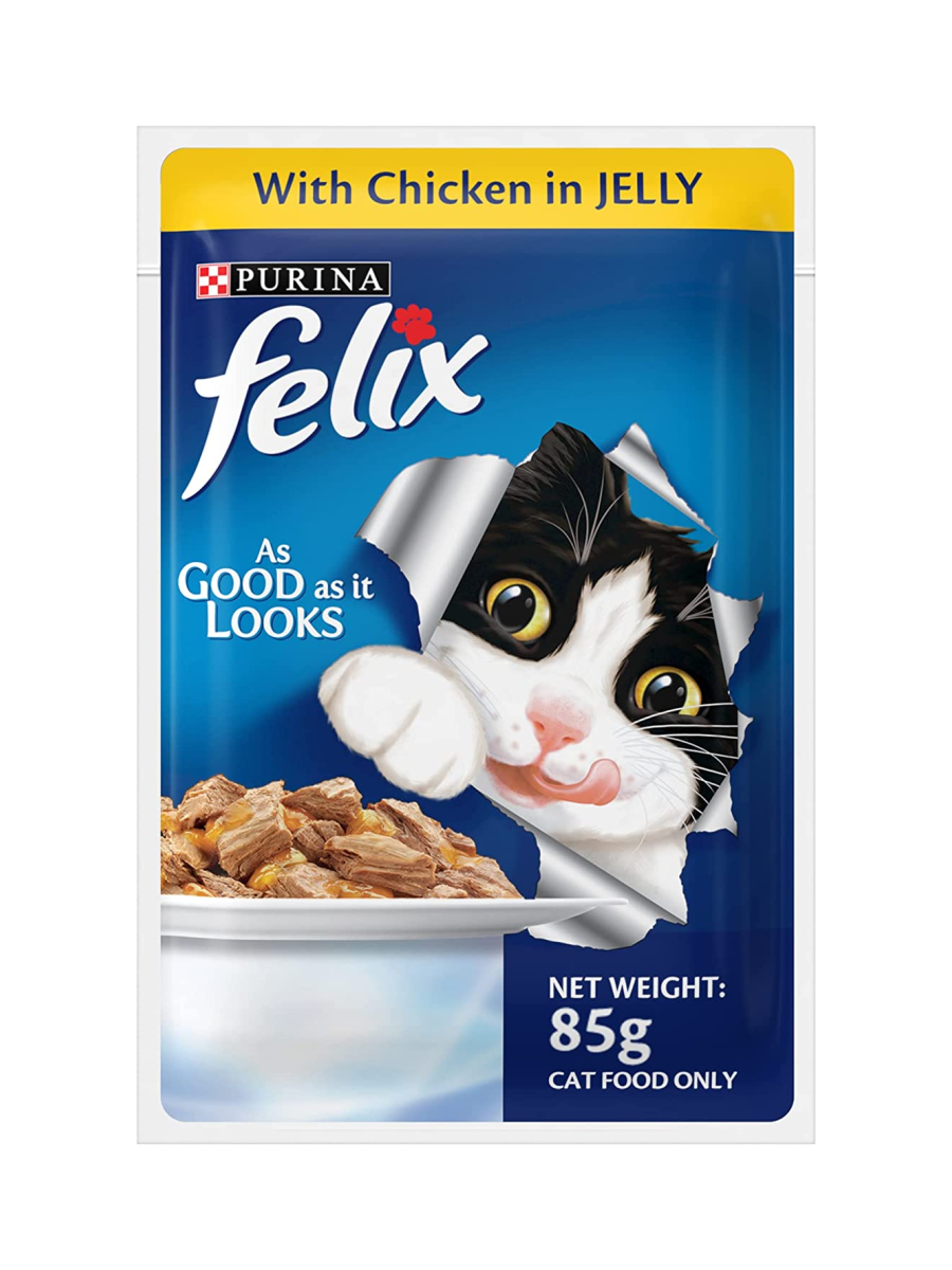 Purina Felix Adult Chicken In Jelly 85g