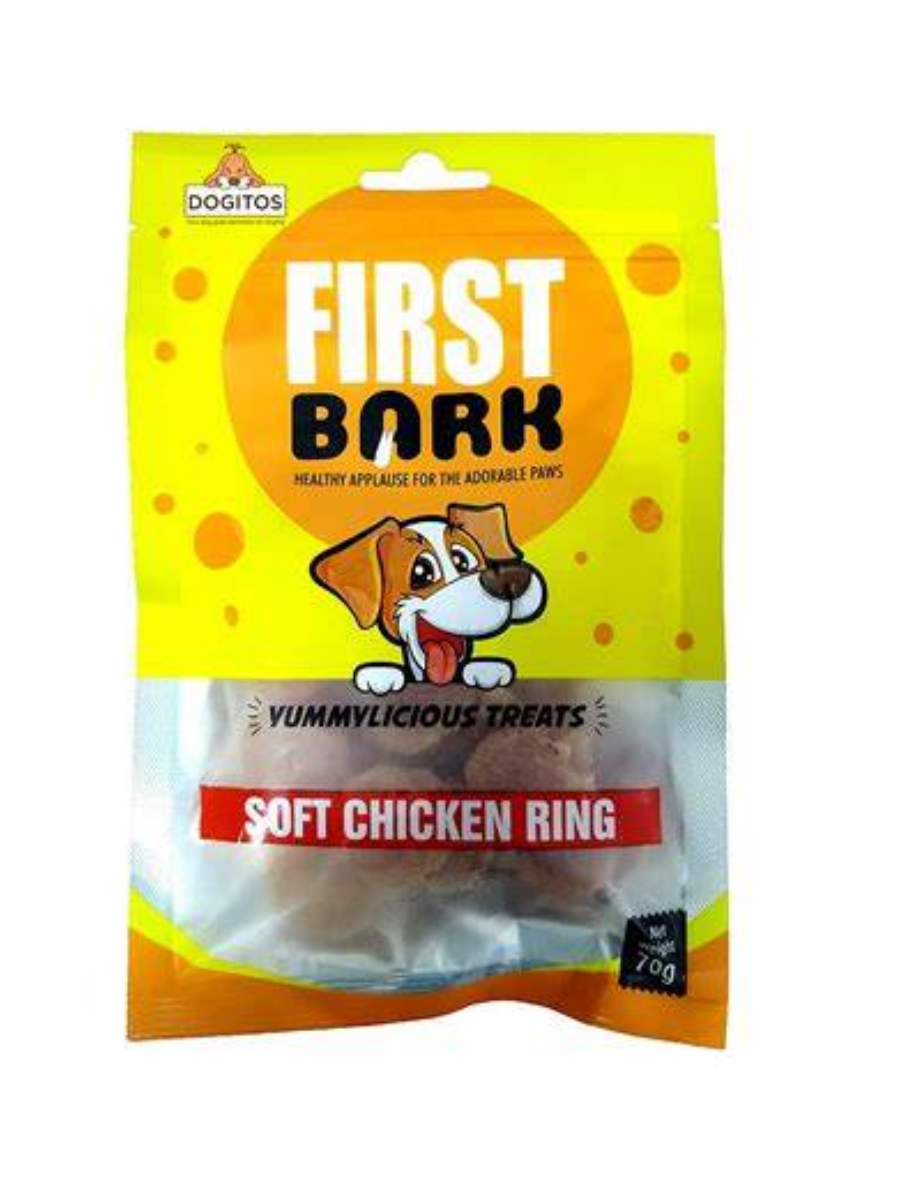 First Bark Soft Chicken Ring 70g