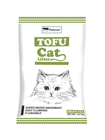 PetCrux Tofu Cat Litter Green Tea 2.5kg