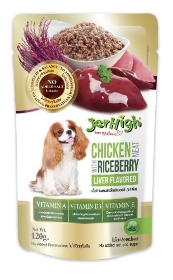 JerHigh Chicken Riceberry Liver in Jelly 120g