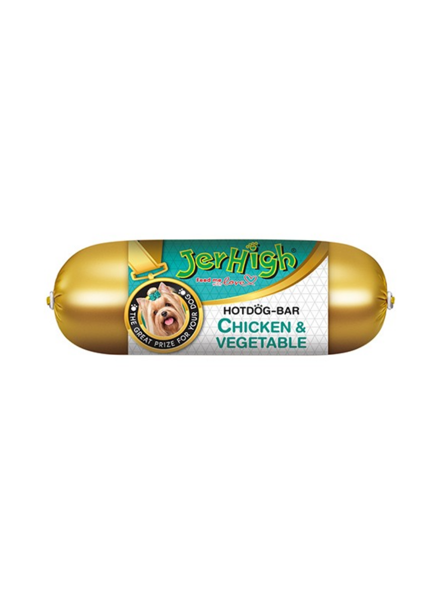 Jerhigh Chicken & Vegetables Hot Dog 150g