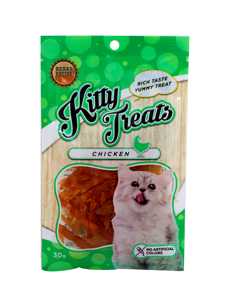 Kitty Treats Chicken Jerky Sliced 30g