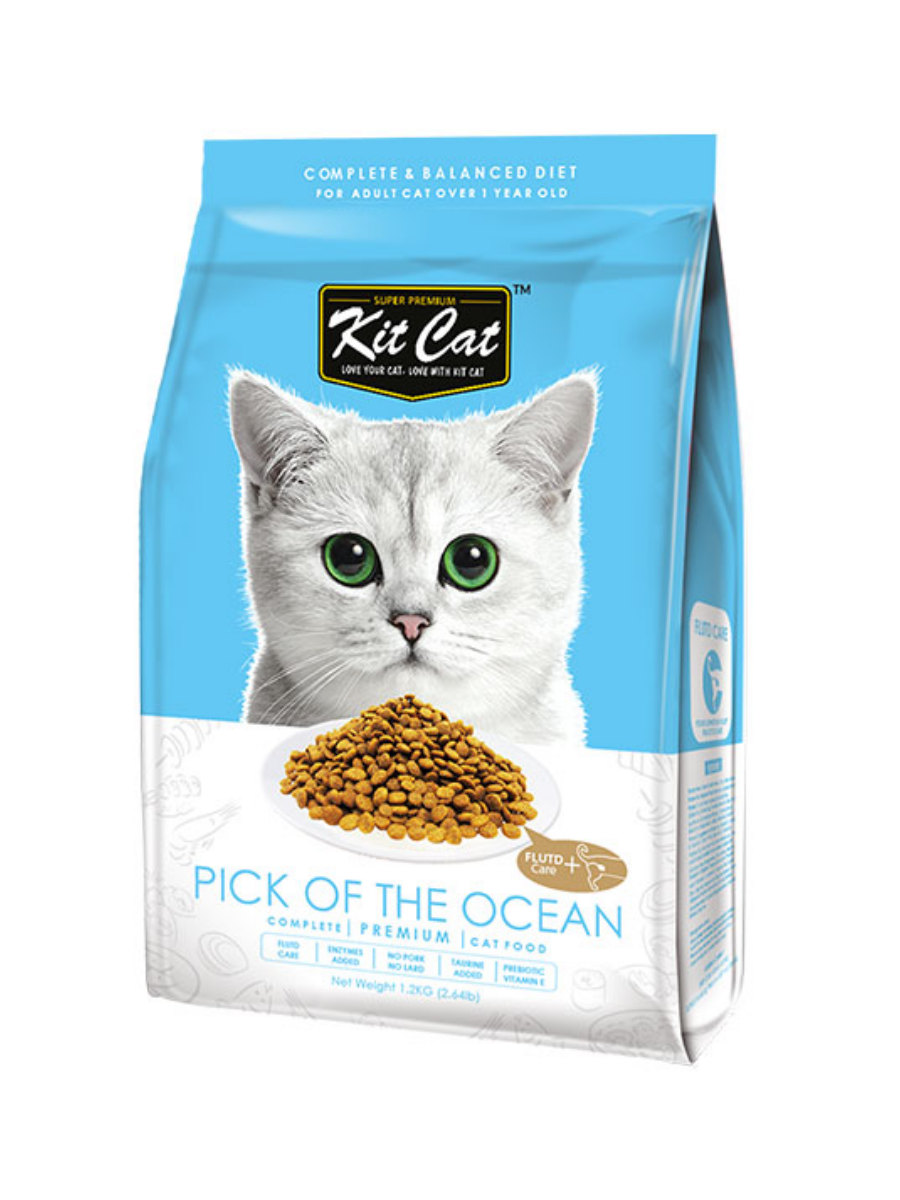 Kit Cat Premium Cat Food Pick Of The Ocean 1.2Kg