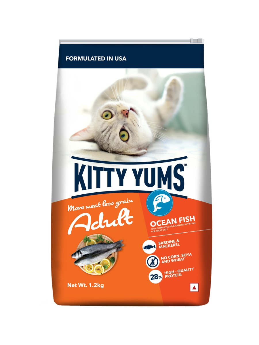 Kitty Yums Adult Ocean Fish 1.2Kg