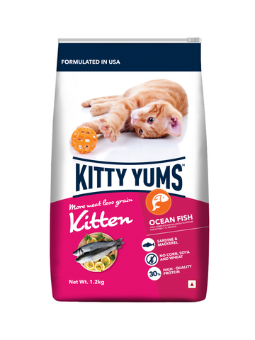 Kitty Yums Kitten Ocean Fish 1.2Kg