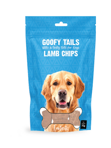 Goofy Tails Lamb Chips for Dogs and Puppies - 70 Grams