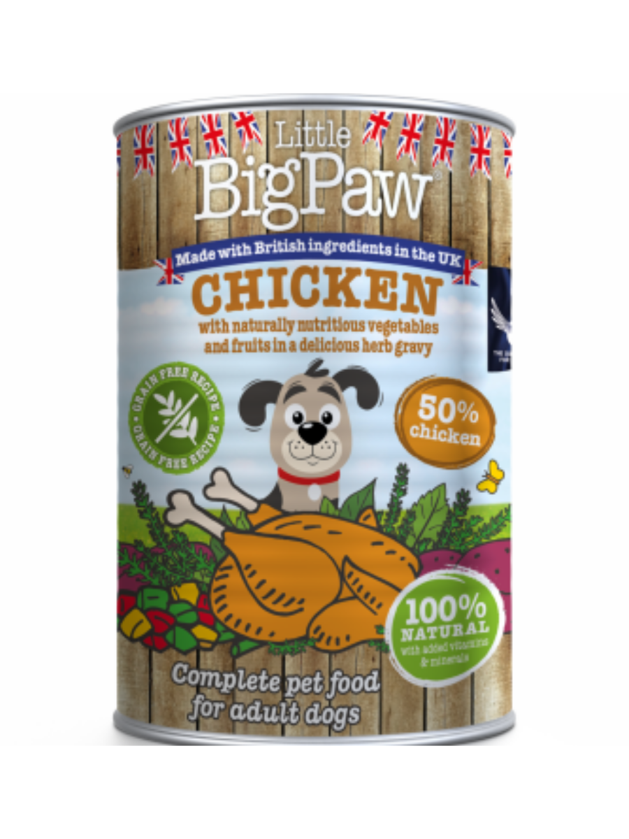 Little Big Paw Chicken Gravy Canned Dog Food 390 g