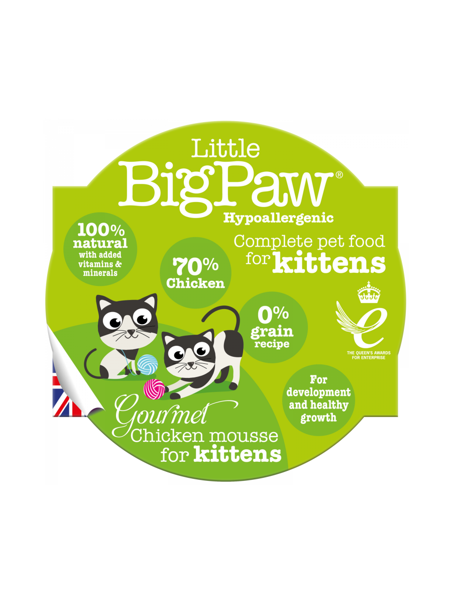 Little Big Paw Chicken Mousse Kitten Food 85 g