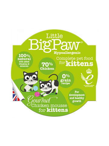 Little Big Paw Chicken Mousse Kitten Food 85 g