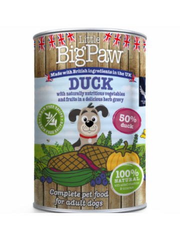 Little Big Paw Duck Gravy Canned Dog Food 390 g