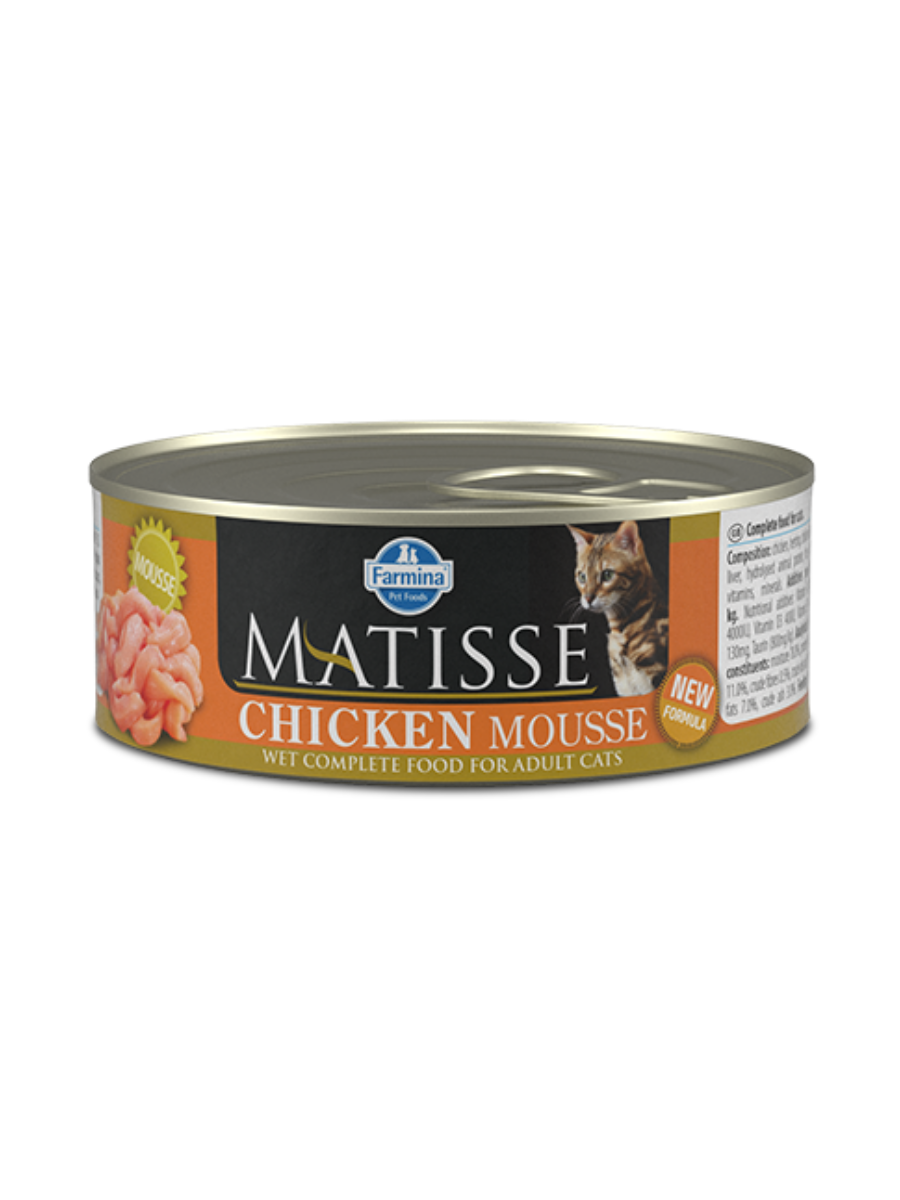 Matisse Chicken Mousse Adult Cat Wet Food 80g