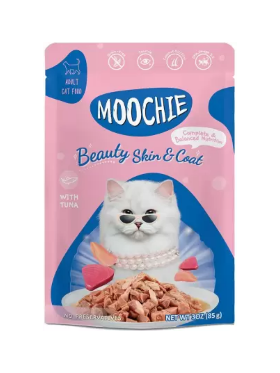 Moochie Cat Beauty n Skin Mince With Tuna 85g