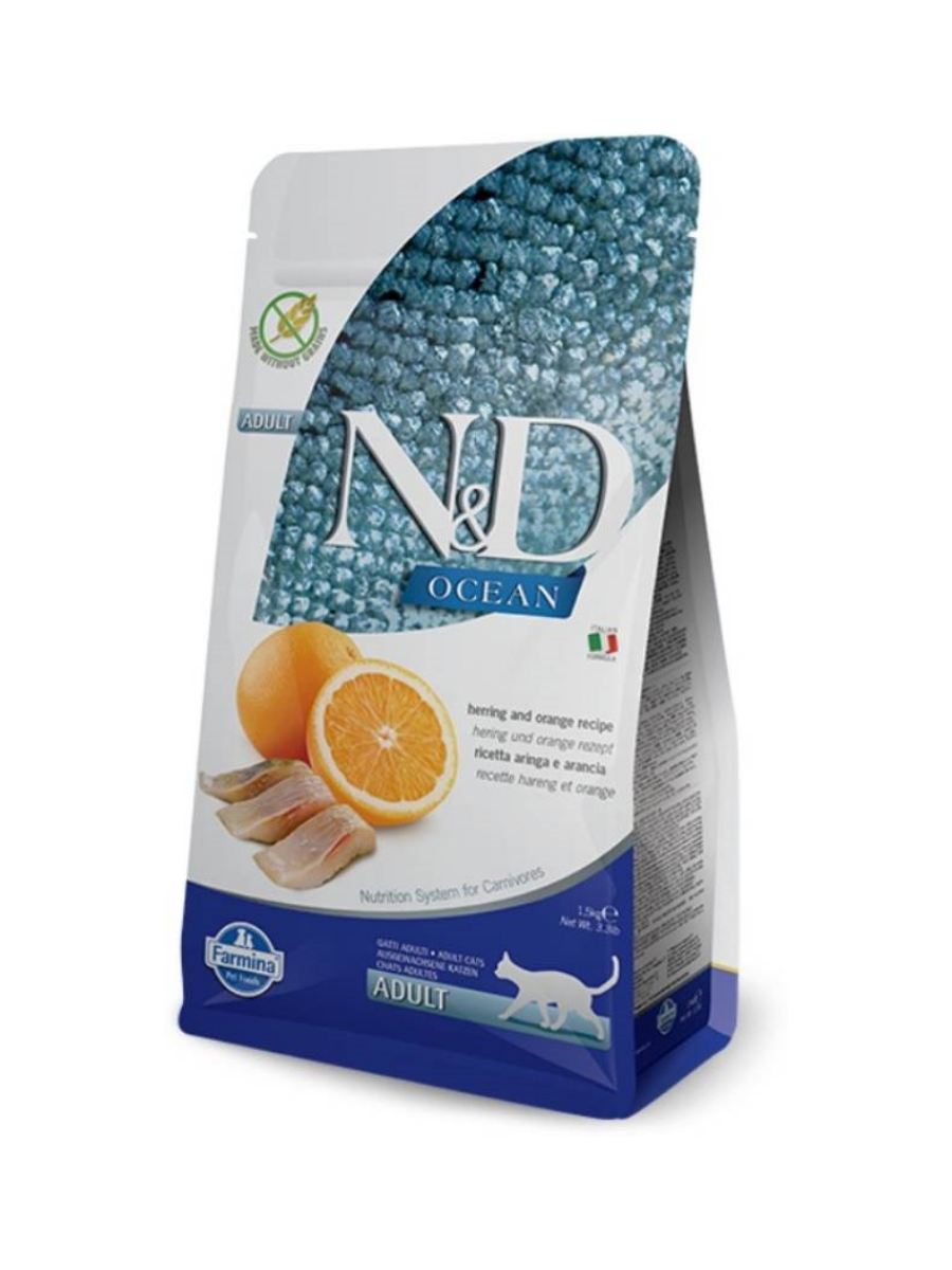 N&D Ocean Herring & Orange Cat Dry Food