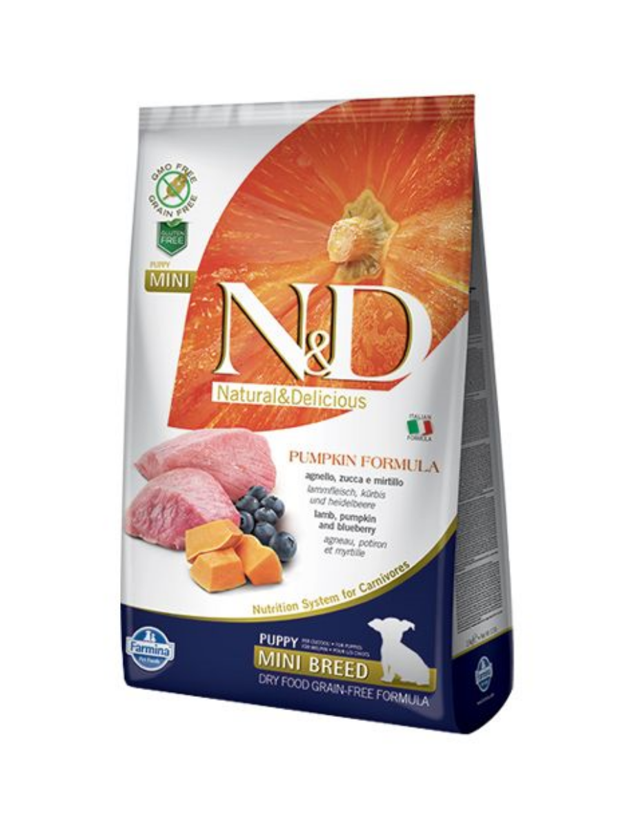 N&D Pumpkin (GF) Lamb & Blueberry Puppy Mini Dog Dry Food