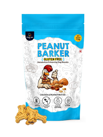 Goofy Tails Peanut Barker Chicken Biscuits for Dogs & Puppies 250g