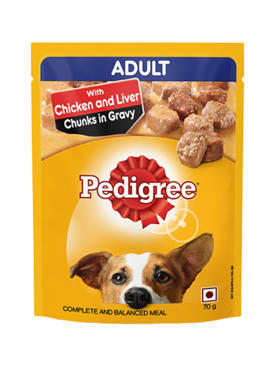 Pedigree Adult Gravy Pouch 70g