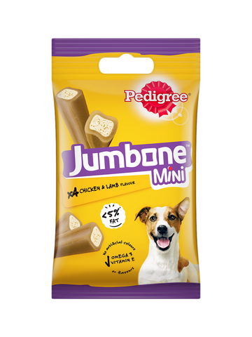 Pedigree Jumbone Mini Adult Dog Treat Chicken & Lamb - 160 g