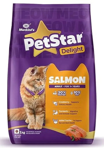 Petstar Adult Cat Salmon 1kg Dry