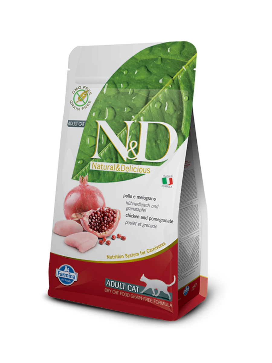 N&D Adult Chicken & Pomegranate Cat Dry Food