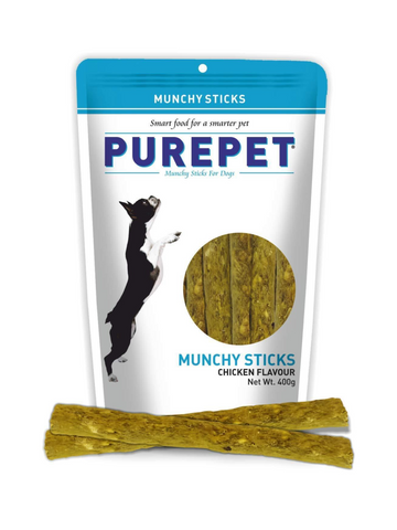 Purepet Chicken Munchy Stick 400g