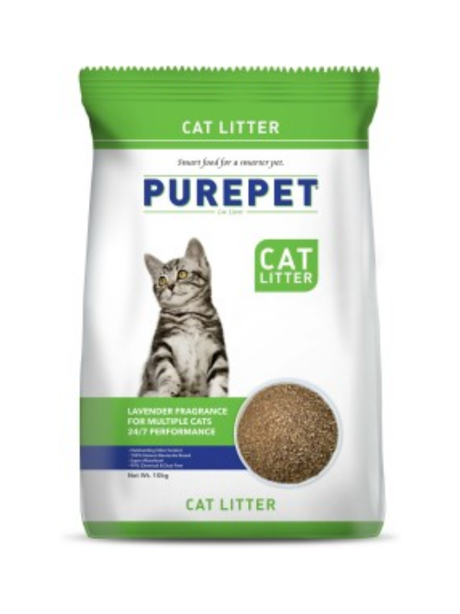 Purepet Cat Litter Lavender 10Kg