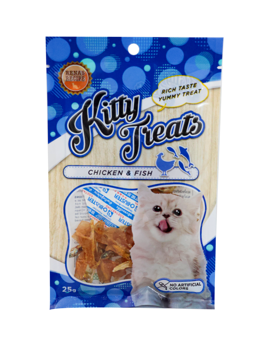 Kitty Treats Chicken n Real Fish 30g