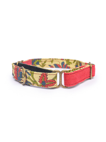 Petwale Red Dog Martingale Collar - L