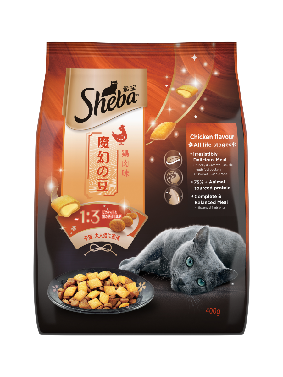 Sheba Chicken Kitten And Adult 400g