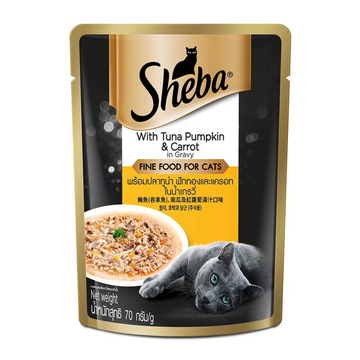 Sheba Tuna, Pumpkin, Carrot Premium Loaf 70g