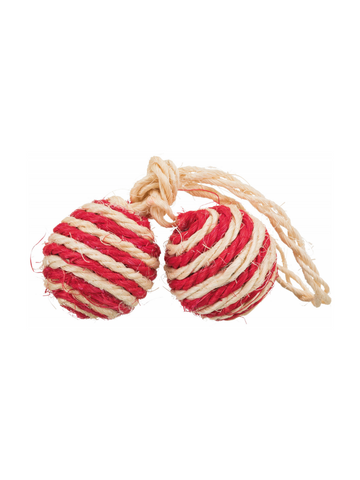 Trixie Sisal Balls on a Rope