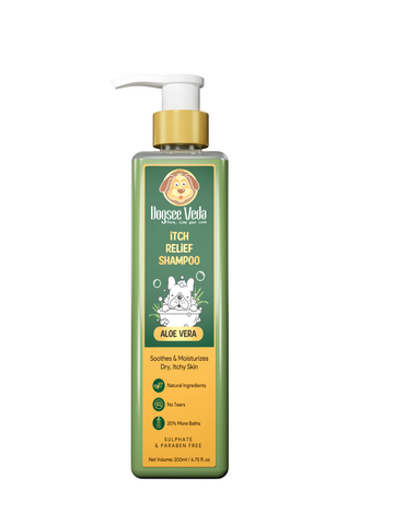 Dogsee Veda Aloevera Itch relief Shampoo